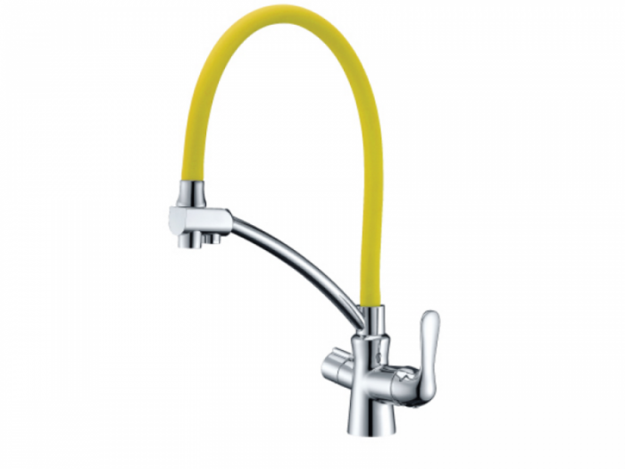 Смеситель для кухни с подключением к фильтру с питьевой водой – LM3070C-Yellow