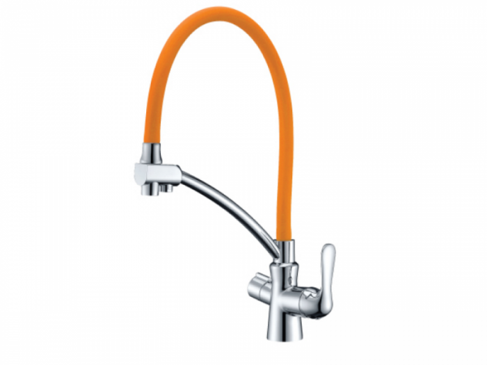 Смеситель для кухни с подключением к фильтру с питьевой водой – LM3070C-Orange