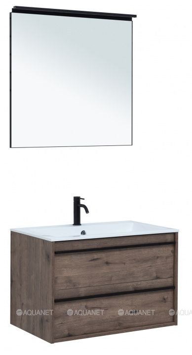 Мебель для ванной Aquanet Lino 80