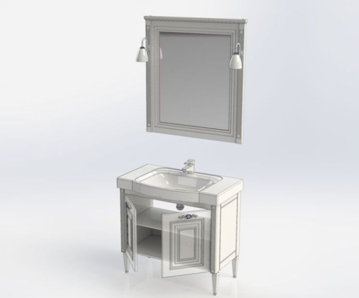 Мебель для ванной Aquanet Паола 90