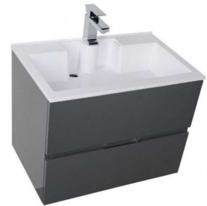 Мебель для ванной Aquanet Алвита 70 серый антрацит