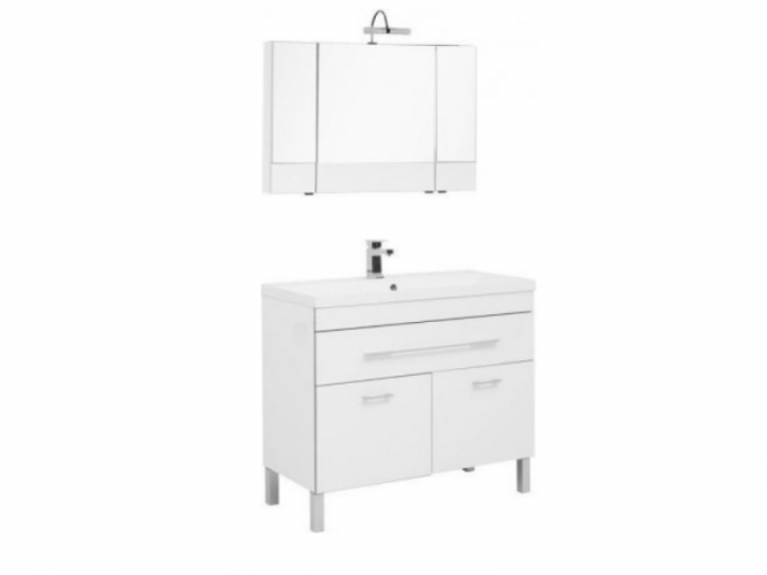 Комплект мебели для ванной Aquanet Верона NEW 100 напольный