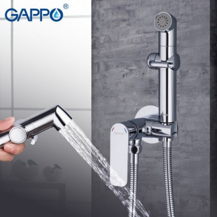 Встраиваемый смеситель с гигиеническим душем Gappo Noar G7248-1