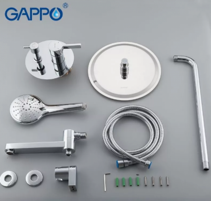 Душевой комплект Gappo G7104 со встроенным смесителем
