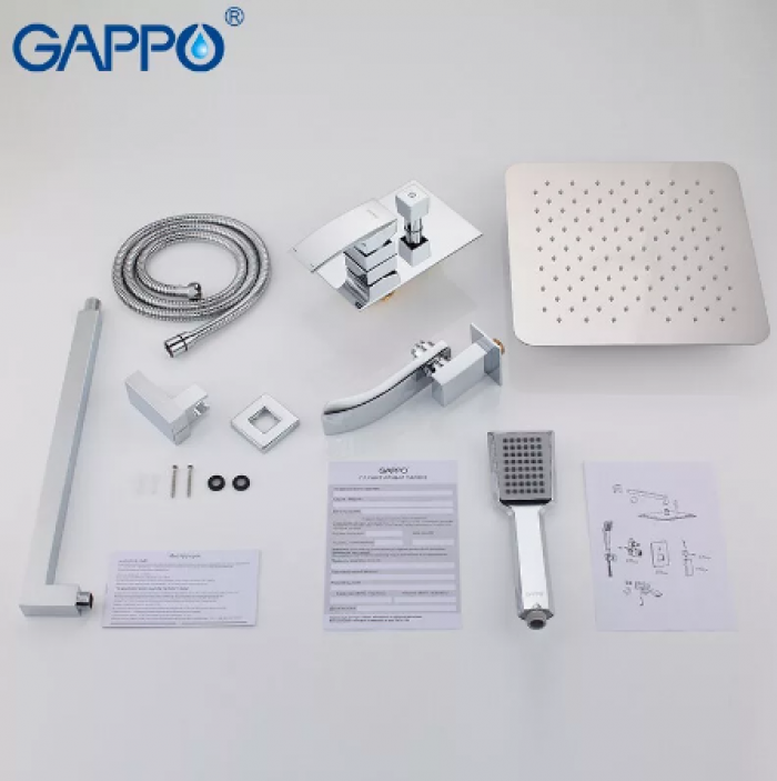 Душевой комплект Gappo Jacob G7107 со встроенным смесителем