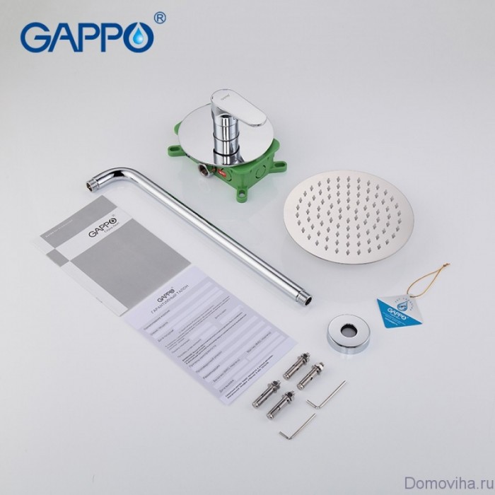 Душевой комплект Gappo G7101 со встроенным смесителем