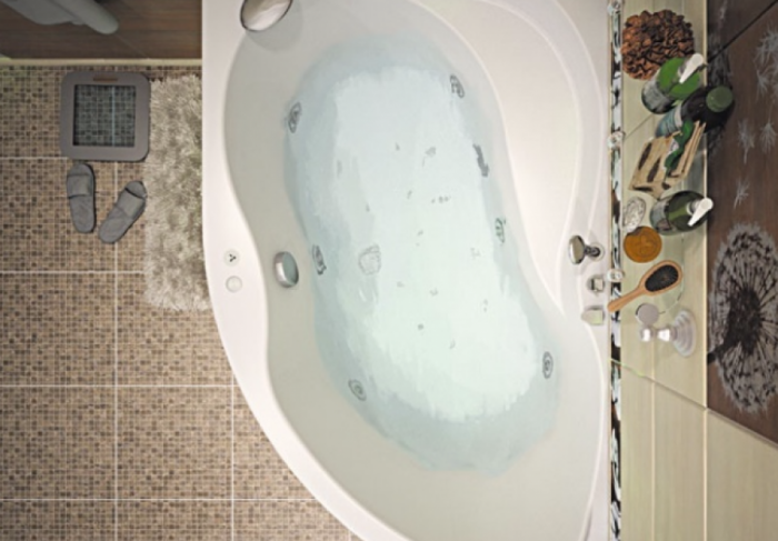 Акриловая ванна Aquanet Graciosa 150x90 L/R