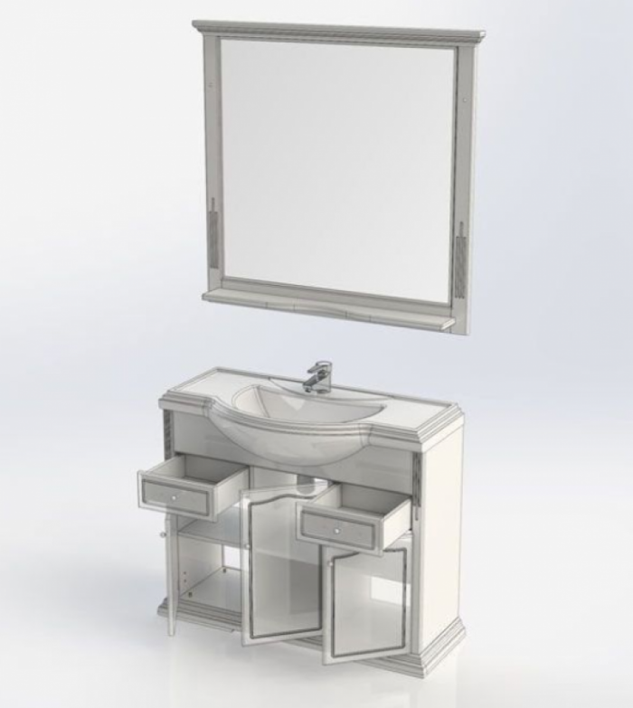 Мебель для ванной Aquanet Лагуна Классик 105