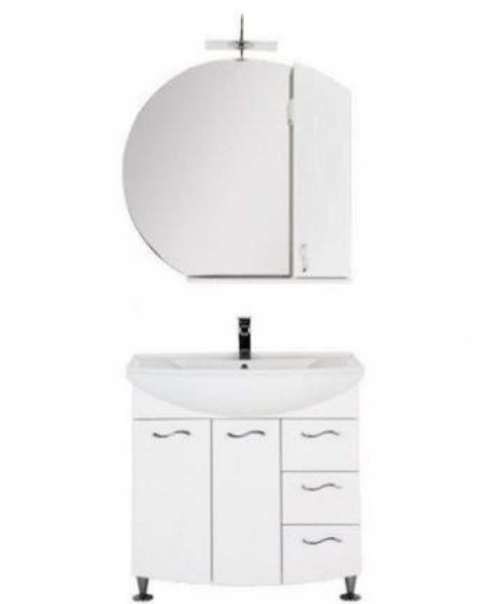 Комплект мебели для ванной Aquanet Моника 85