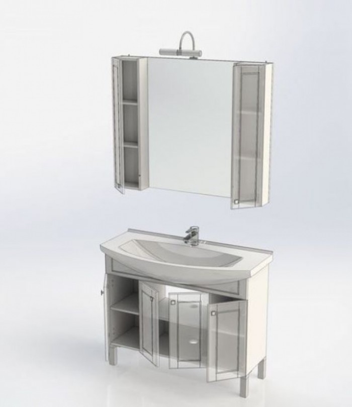 Мебель для ванной Aquanet Честер 105