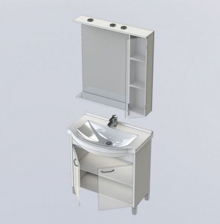Комплект мебель для ванной Aquanet Донна 80