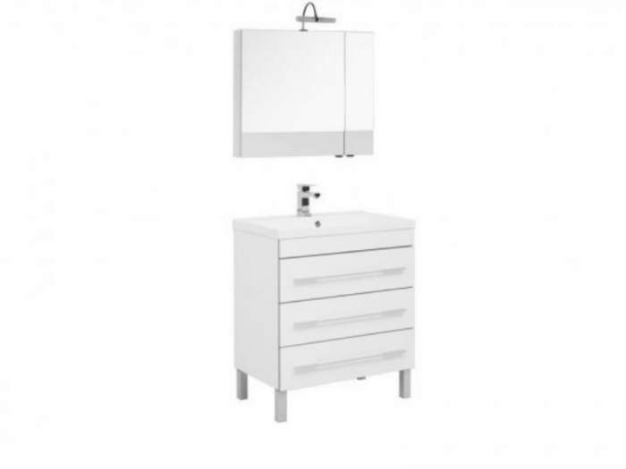 Комплект мебели для ванной Aquanet Верона NEW 75 напольный