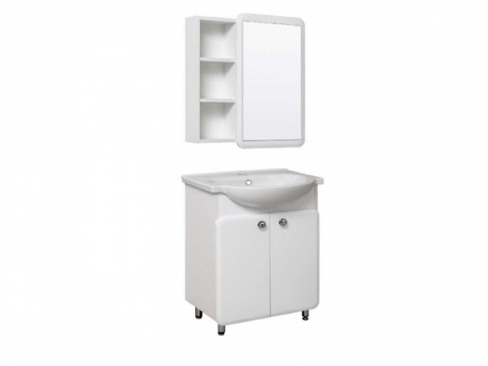 1Комплект мебели для ванной Runo Капри 55