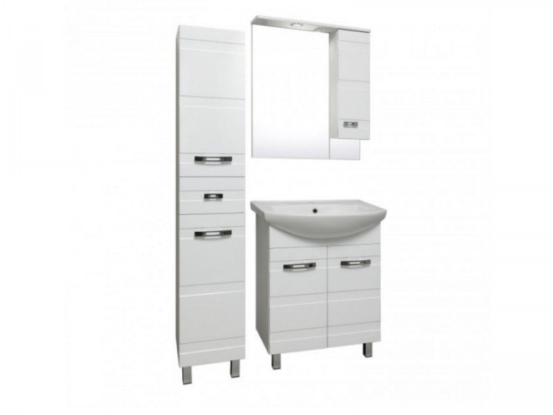Комплект мебели для ванной Runo Турин 65