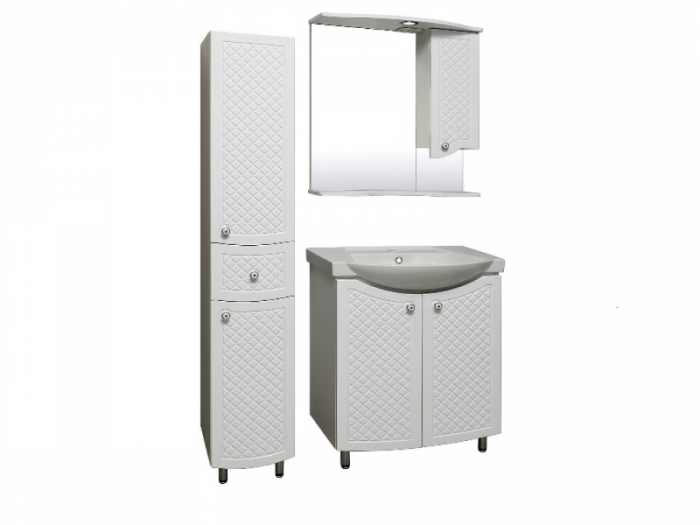 1Комплект мебели для ванной Runo Милано 65