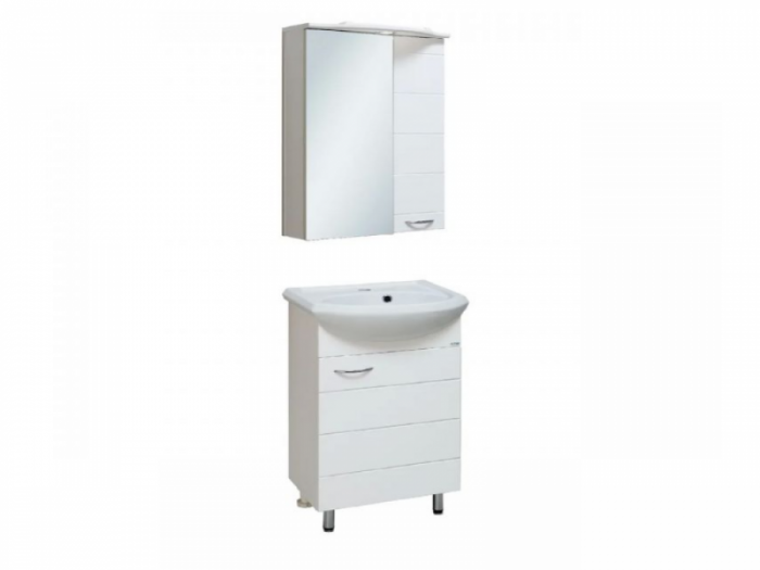 1Комплект мебели для ванной Runo Кипарис 45