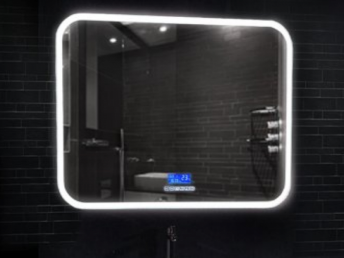 Зеркало Континент Demure LED 900х700 с многофункциональной панелью