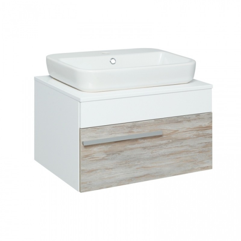 Комплект мебели для ванной Runo Вудлайн 65 подвесной