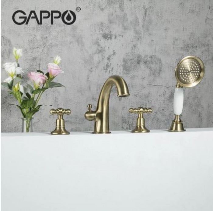 Смеситель на борт ванны Gappo G1189-4